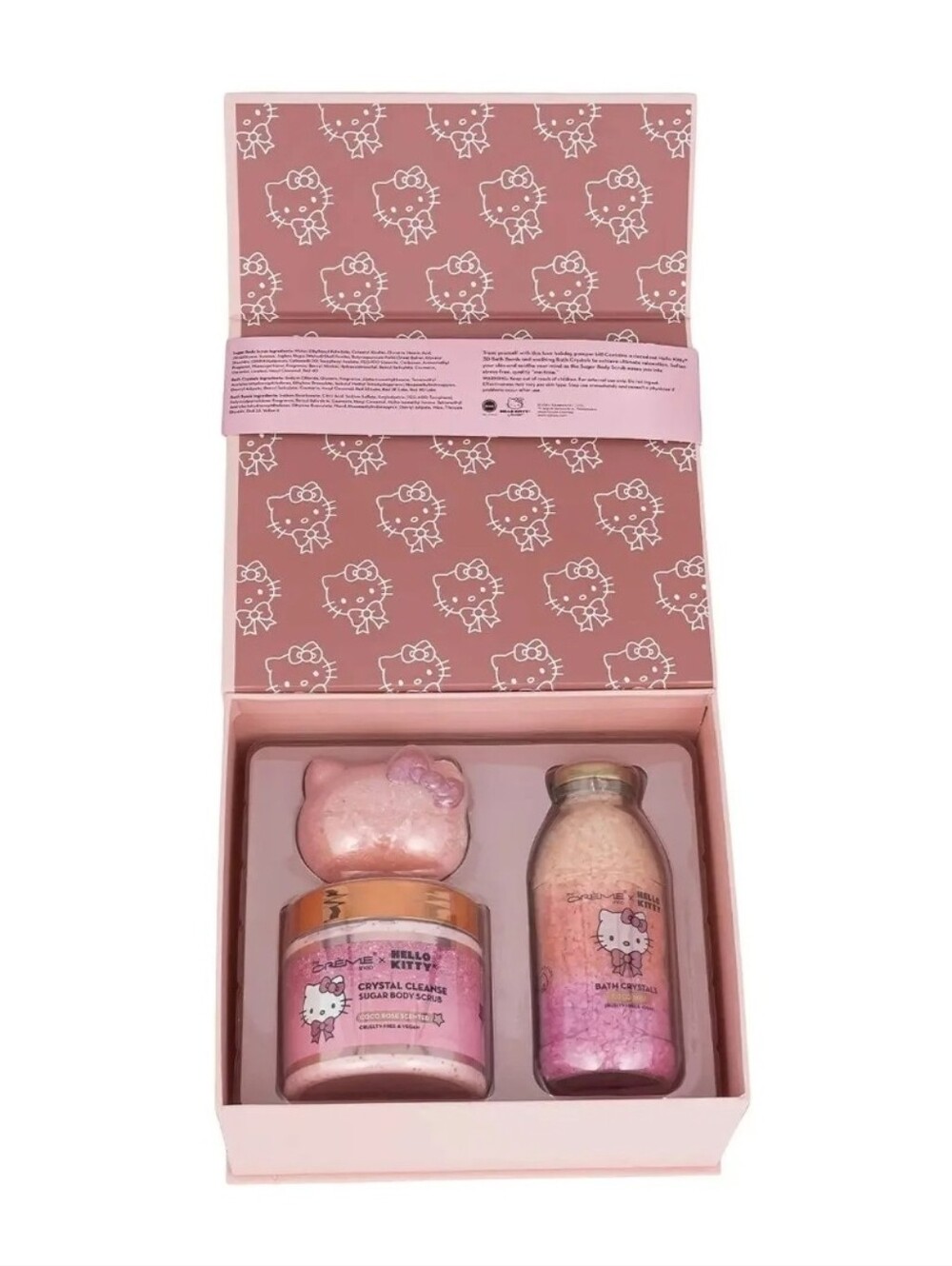 The Creme Shop Hello Kitty Lovely Luxury Set In Coco Rose - Picture 3 of 11